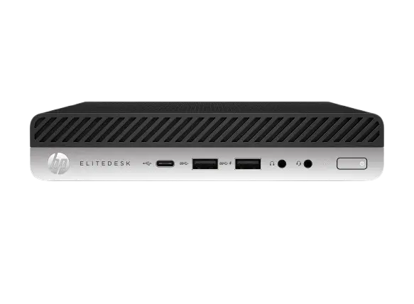 [3AE37AV] HP EliteDesk 705 G4 Mini PC / AMD Ryzen 5 / SSD 256GB / 8GB / Reconditionné - Grade A+