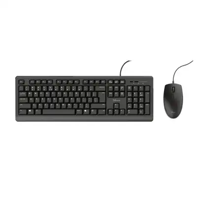 [23987] TRUST KEYBOARD & MOUSE SPILL-RESISTANT - NEUF
