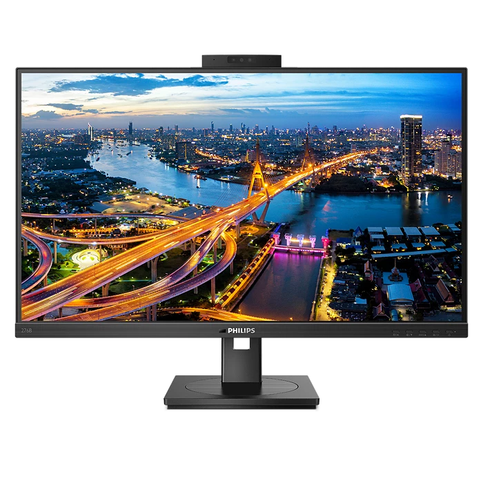 [276B1JH/00] PHILIPS 276B1JH / Monitor 27" QHD IPS / Webcam / HDMI • DisplayPort • USB-C / Docking Station / Reconditionné - Grade A+