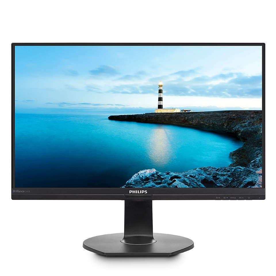 [241B7QUPBEB/00] PHILIPS 241B7QUPBEB / Monitor 24" Full HD IPS / HDMI • DisplayPort • VGA • USB-C / Docking Station / Reconditionné - Grade A+